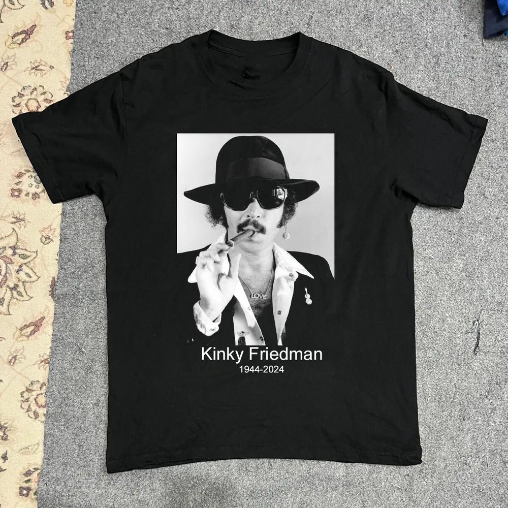 Remembering Kinky Friedman 1944-2024 Classic All Size Gift Shirt AG207 Unisex T-Shirt S