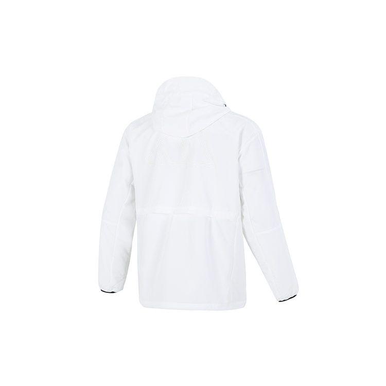 Adidas Essentials Woven Newblock Casual Breathable Hooded Jacket Men Outerwear White H40233