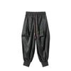 2025 Spring Men Pants Ice Silk Dark Flower Pants Summer Thin Fashion Men Lantern Pants Loose Casual Wide Leg Pants Kung Fu Men Trousers