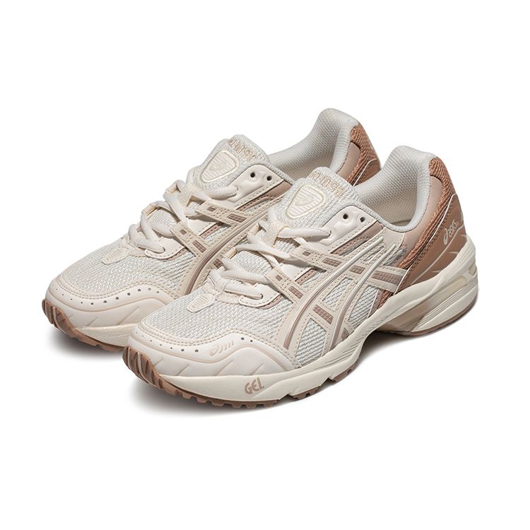 Asics Gel-1090 V1 Fabric Synthetic Leather Retro Versatile Low-Top Lifestyle Casual Shoes Unisex Sneakers Lilac Brown 1203A243-024