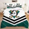 Mighty Ducks Set Lenzuola 3D Stampa Copripiumino Adulti_ Bambini Trapunta Letto Regalo di Compleanno Dropshipping