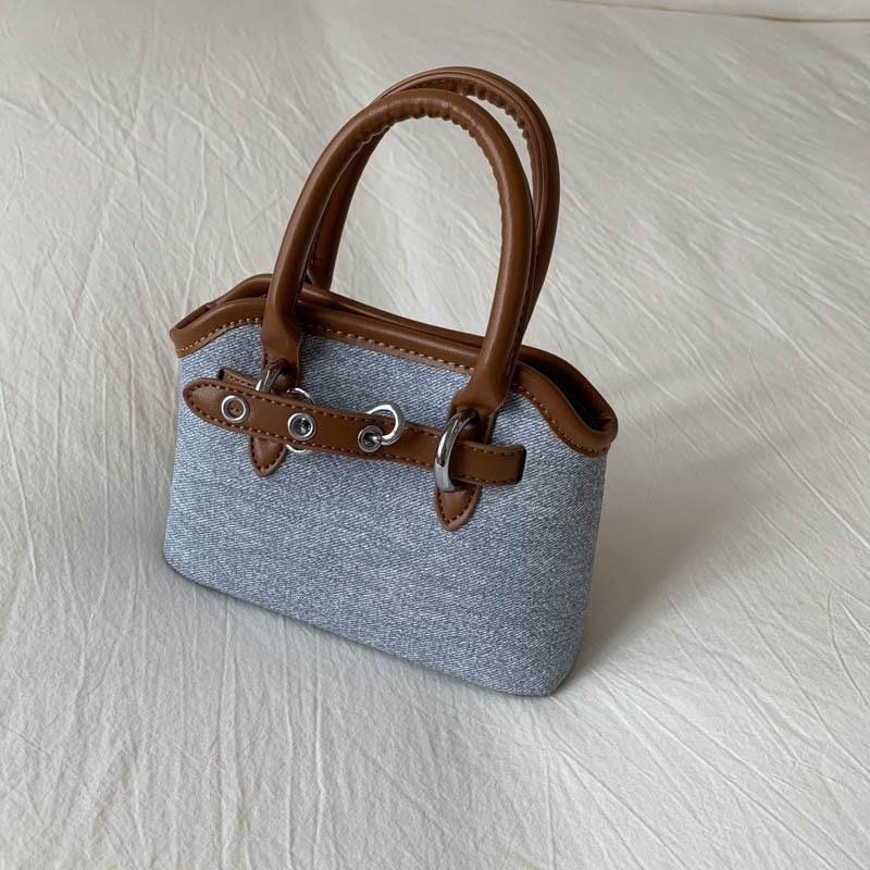 

Premium texture retro premium sense bag women s 2025 new summer commuter versatile single shoulder messenger portable women s bag синий