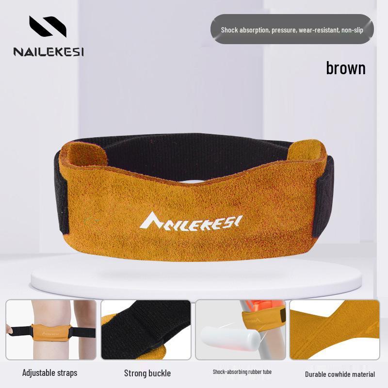 Patella Strap Meniscus Knee Support Compression Sleeve for Running & Jump Rope - Unisex Shock Absorption Protective Gear for Sports