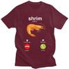 Shrim Is Calling T Shirt Men ShortSleeve Funny Shrimp Meme Tshirt Streetwear Tee Tops For Husband Boyfriend Slim Fit Tshirt