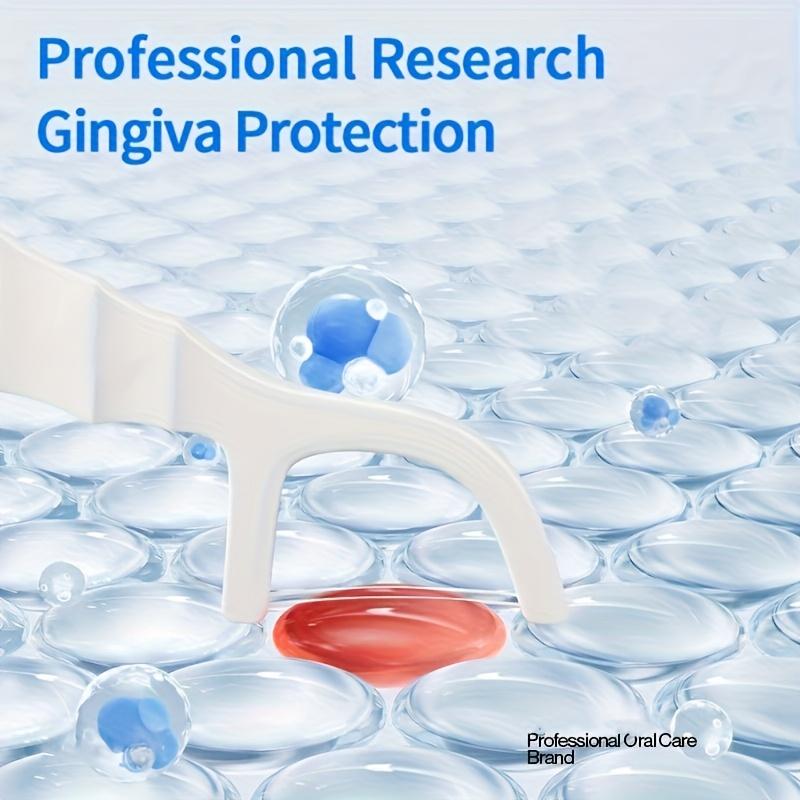 50 pièces Bâtonnets de soie dentaire avec boîte de rangement scellée Soin bucco-dentaire Portable Jetable Bâtonnet de soie dentaire, Un incontournable pour les voyages quotidiens