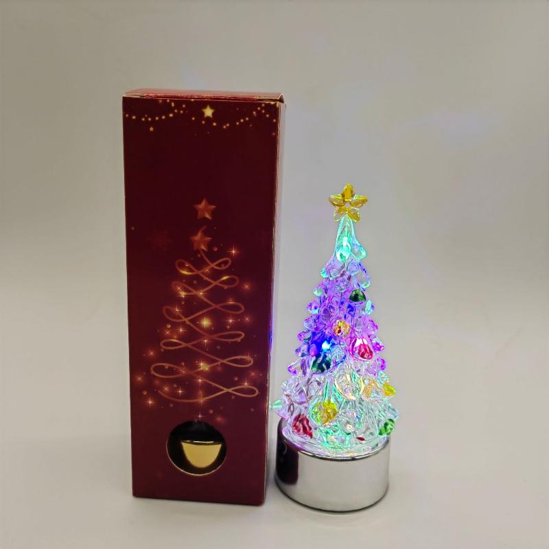

Crystal Christmas Tree Light LED Luminous Christmas Decoration Xmas Party Decoration Craft Christmas Ornament Gifts