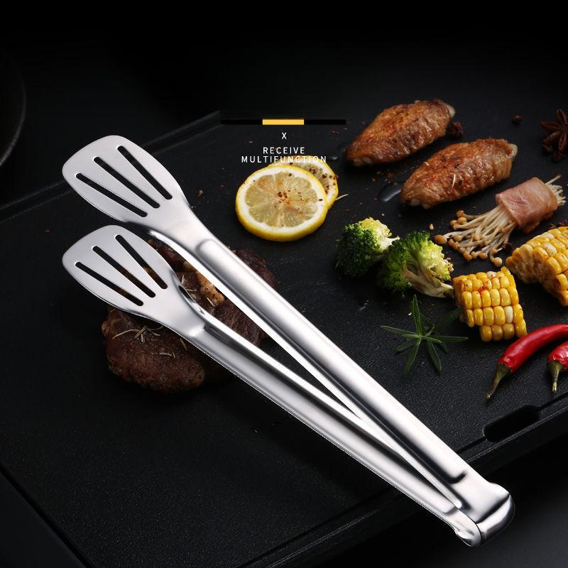 304 Stainless Steel, Food Clip, Household, Three Line Barbecue Clip, Pastry Clip, Sanitary Food Clip, Food Grade, Durable Bread Clip