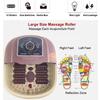 12 Rollers Foot Bath Massager Automatic Electric Heating Foot Spa Machine Household Detox Foot Bath Bucket