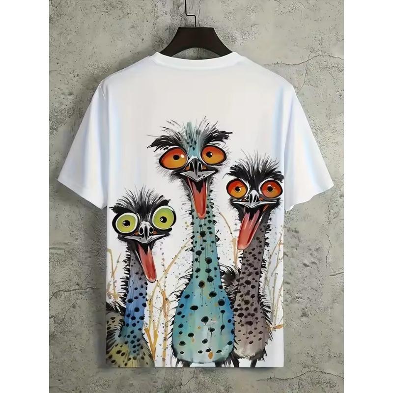 Pánské tričko pro muže 3D potisk Cool Klasické umělecké tričko na léto Kulatý výstřih Topy Trička