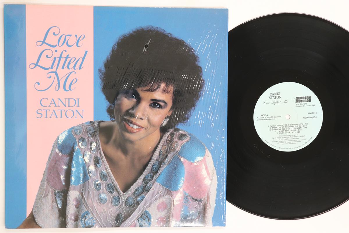 

LP Record CANDI STATON Love Lifted Me BRI2010 BERACAH 1988 US SoulFunk Used