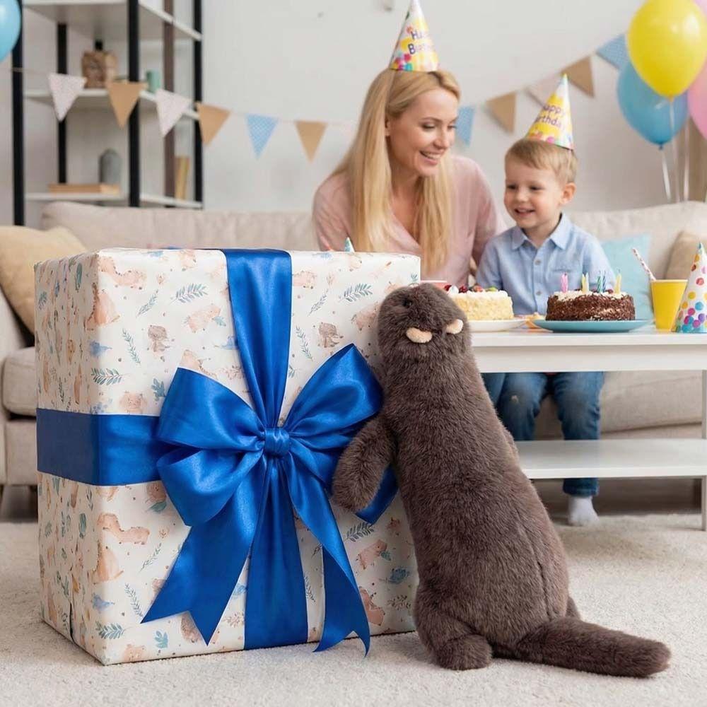 Realistisches Design Plüsch Frettchen Kuscheltier Lebensechte Erscheinung Frettchen Stofftier Kindergeschenk