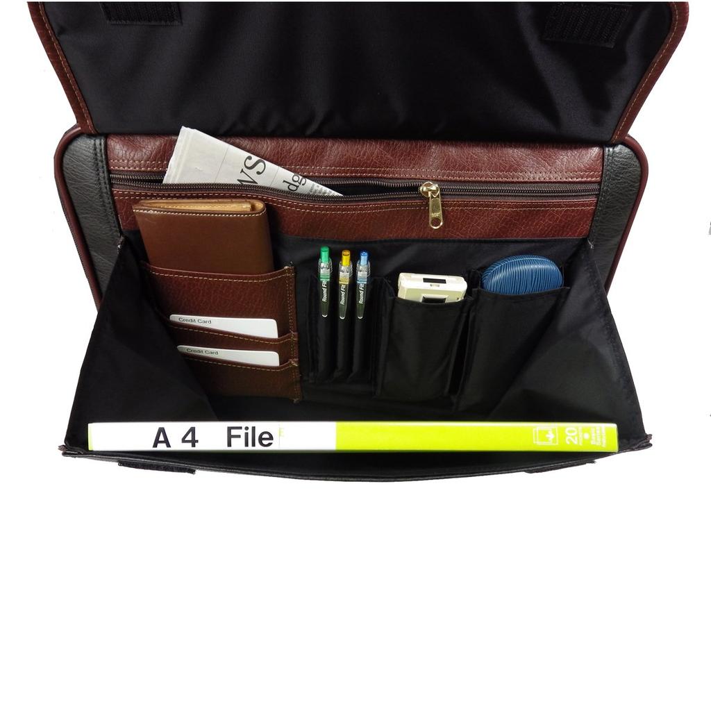 Country Field Japanese-Made Attache Case, B4 Size, Business Trip Compatible, OEM No. S6335