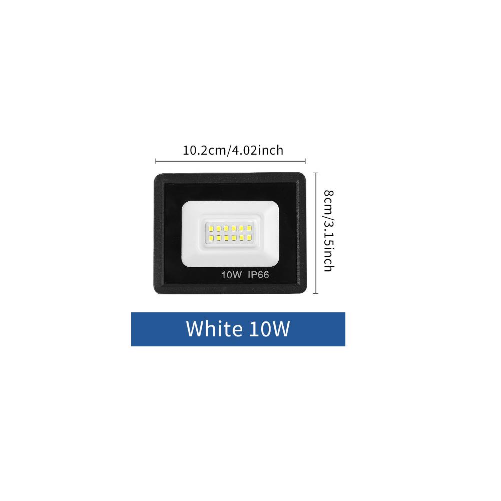 LED PIR Motion Sensor Floodlight Outdoor Wall Light White Light 50W 30W 20W 10W IP66 Waterproof LED Spotlight For Garden