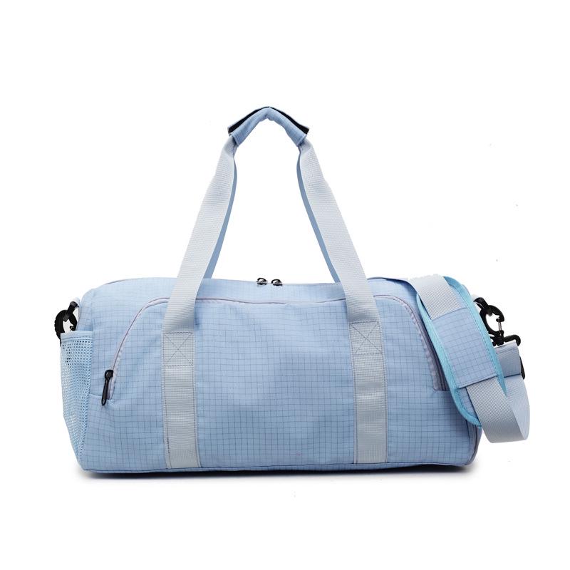 Lightweight Fashion Travel Bag - Unisex Sports, Swim & Fitness Handbag with Wet/Dry Compartments, Attachable To Suitcase