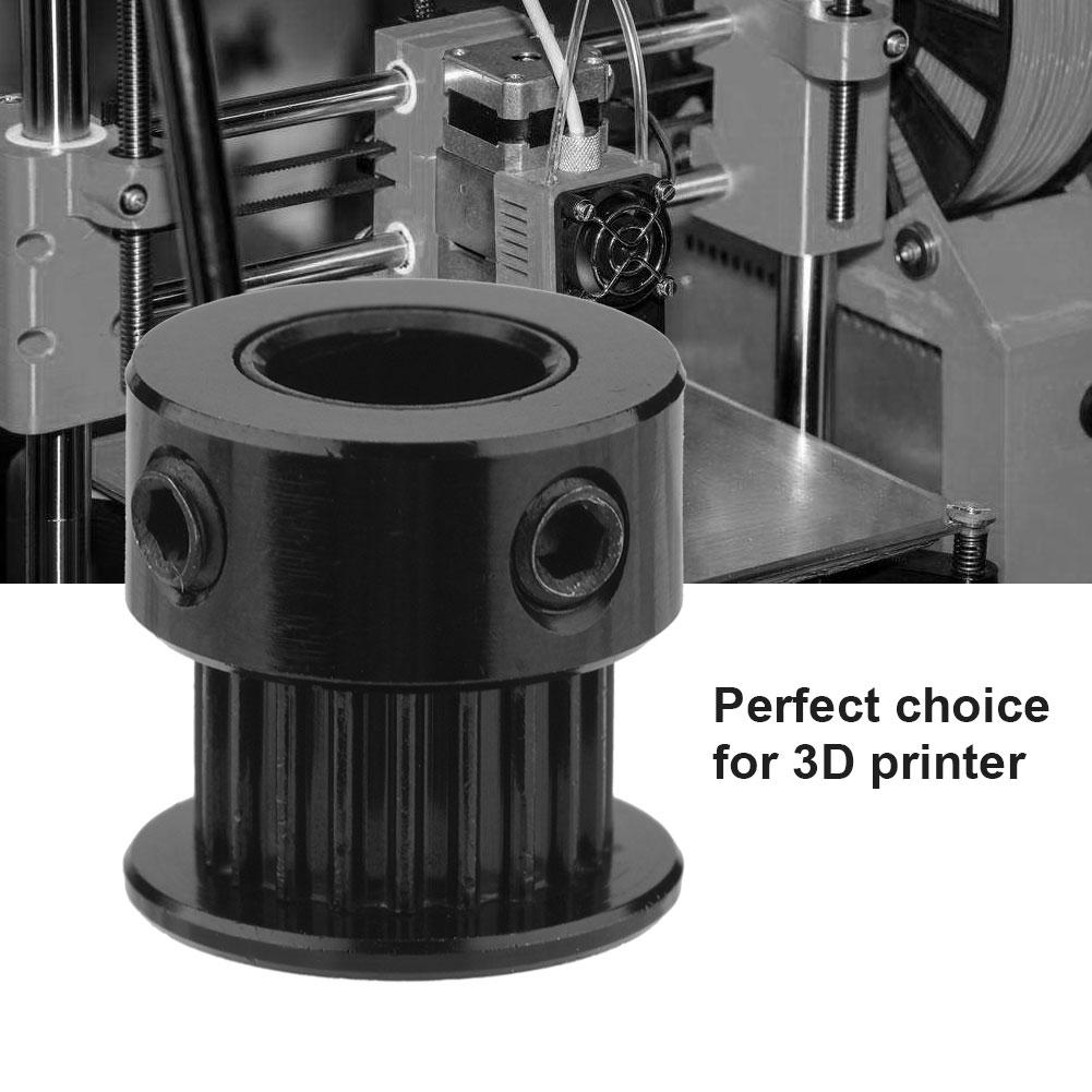 5 stücke 6mm Breite 2GT Aluminium Zahnriemen Pulley Getriebe 20 Zähne für 3D Drucker (8mm Bohrung)