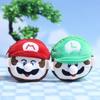Adorable Super Mario Plush Toy Coin Purse Keychain Soft Doll Accessory For Kids