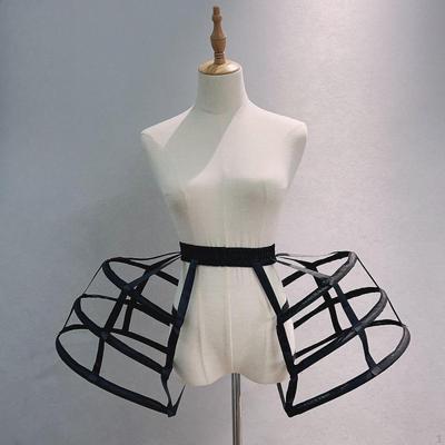 Käfig-Reifrock, Petticoat, elastischer Bund, Pannier-Unterrock für Hochzeit