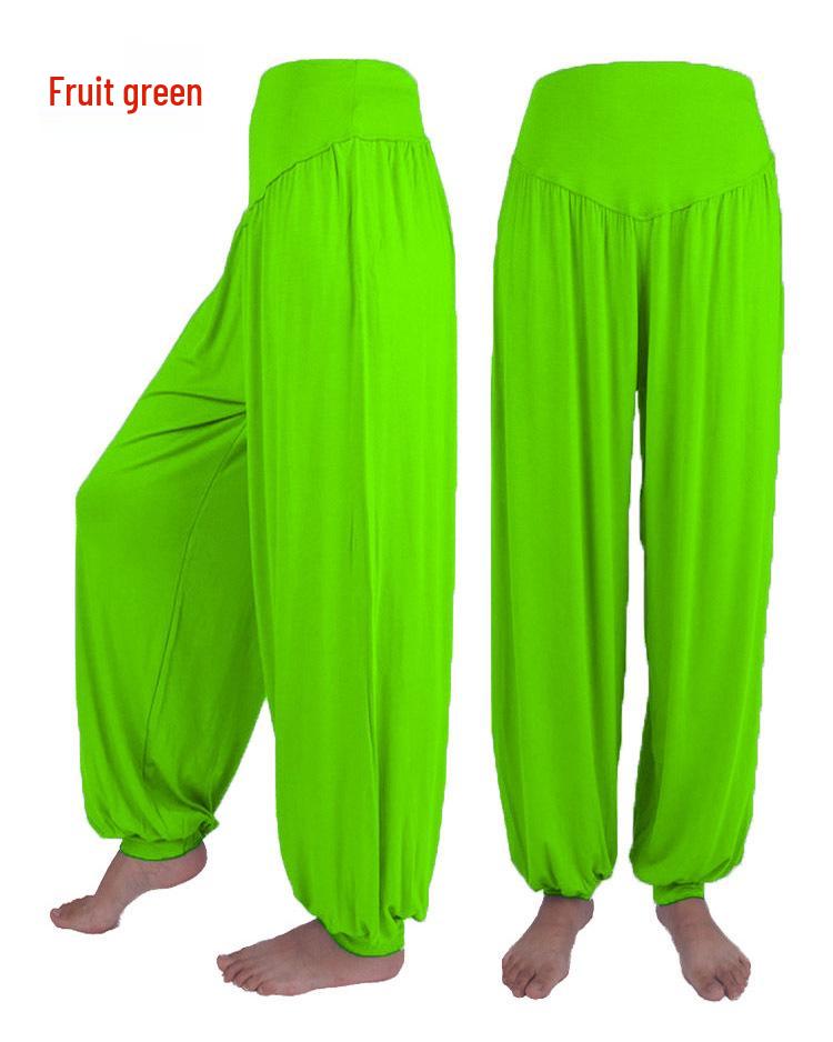 Yi Wu Manchet Lantaarn Tai Chi en Yoga Broek - Grote Maat Modaal Kleding