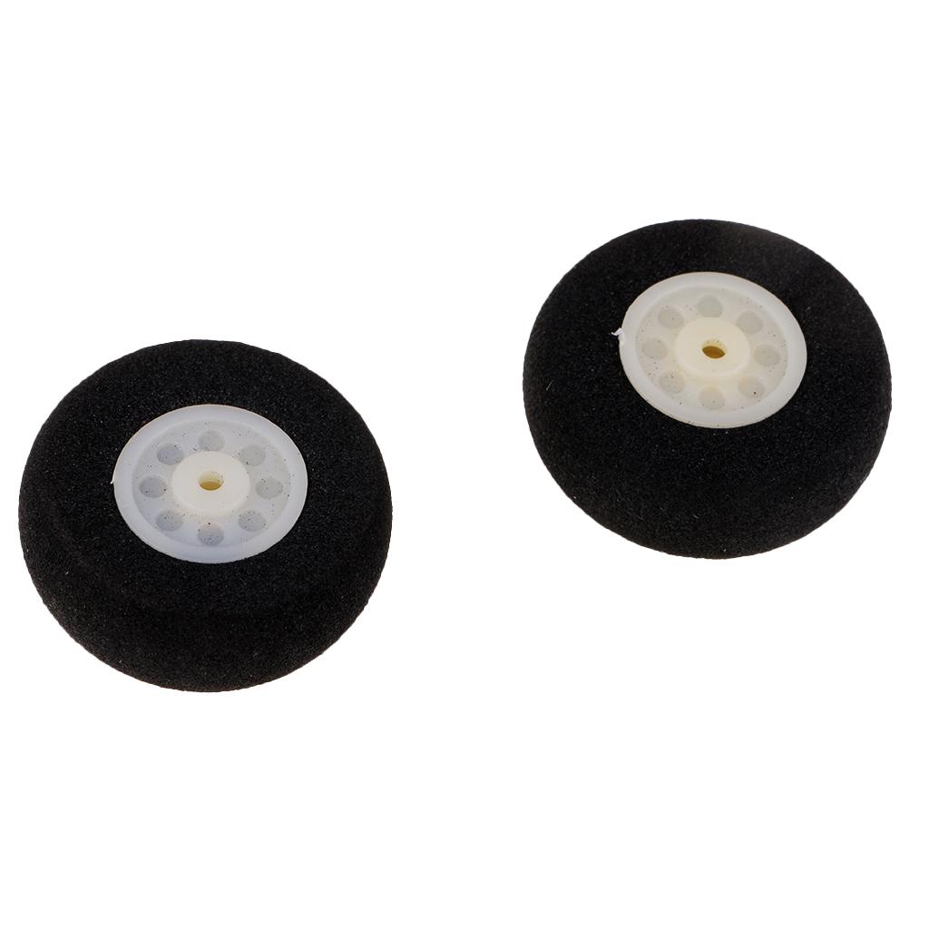 10 Pcs. Black Sponge Wheels Wheel Spare Part For RC ,