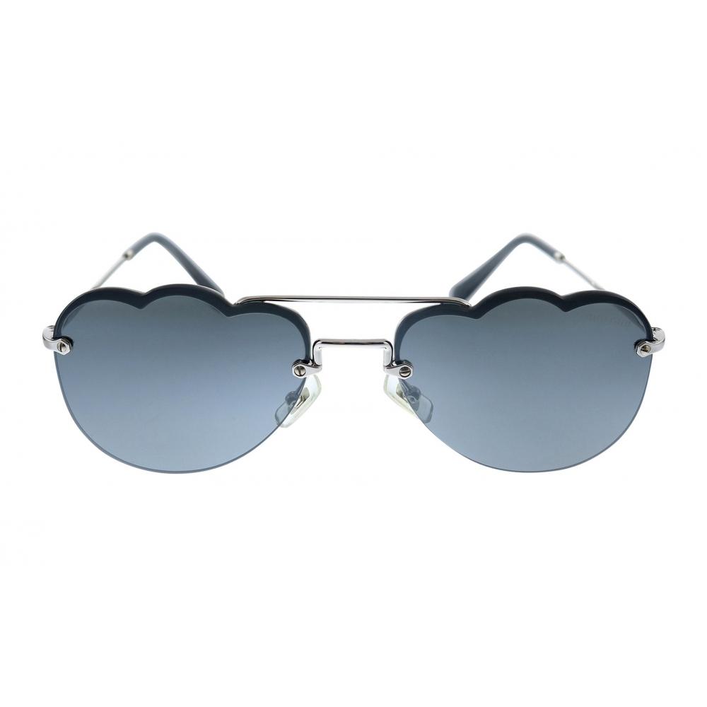 

Овальные солнцезащитные очки Miu Miu MU 56US 1BC175 na