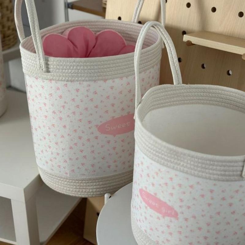 Stylish Fabric Clothes Bin With Reinforced Structure For Dorm Apartment Or Nursery Arrangement
