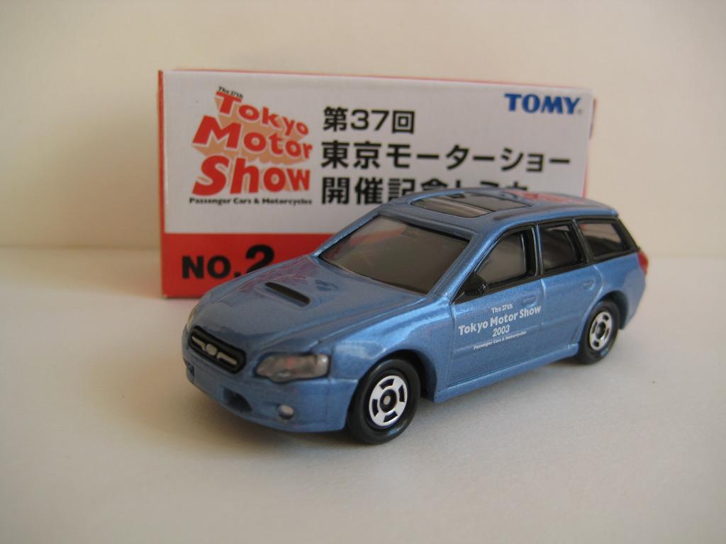 Tomica Subaru Legacy TOMY 37th Tokyo Motor Show Commemoration Tomica No.2