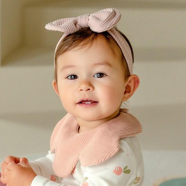 Happy Prince Children's Fleece Cloud Double-sided Baby Bib 3-piece Set, Korean Baby Products