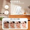 Auxmir Tabletop Folding Mirror for with LED 3 Stepless Hall USB Adjustable 1500mAh High Power Bank Easy Compact Mirror, Makeup, Light, Colors,