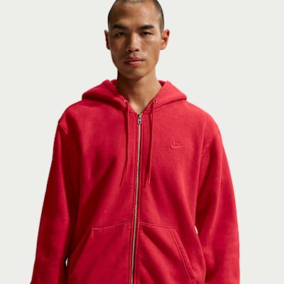 Nike Jackets Men s Orange Red Hooded Moderate Other M