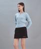 REST&RECREATION Logo Clip Knit Top - Sky Blue