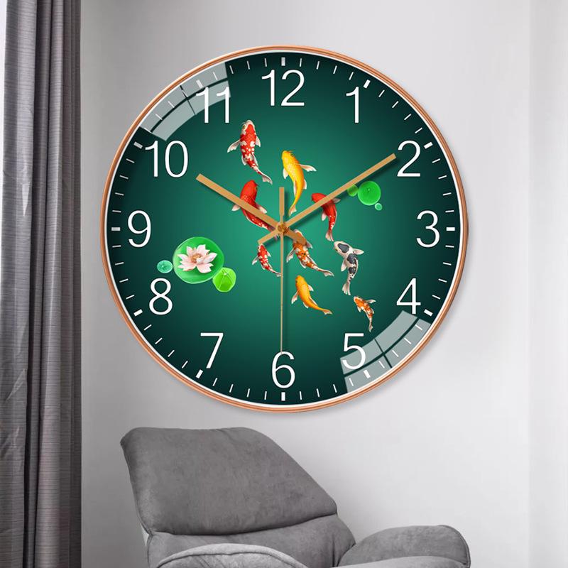 12-inch 30cm modern simple clock wall clock living room home silent clock personalized decorative quartz clock