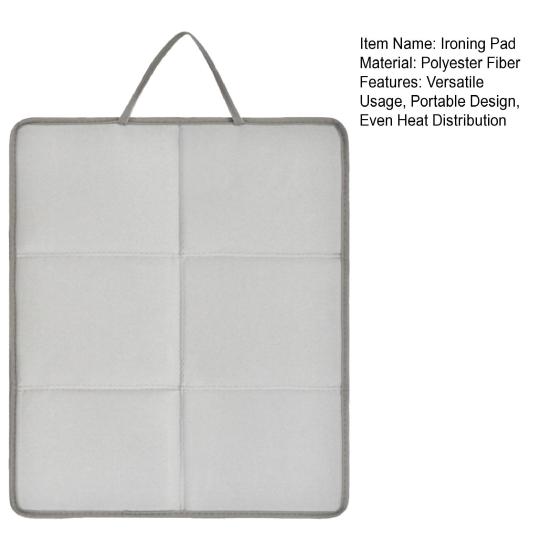 Clothes Ironing Pad Scratch Resistant Waterproof Foldable Portable Thermal Insulation Board Clothes Ironing Accessory
