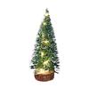 Mini Christmas Cedar Tree With Led Lights Small Pine Table Desk Xmas Home Decor