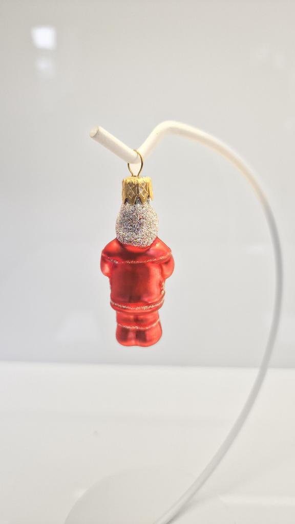Fireman Glass Shaped Christmas Tree Bauble