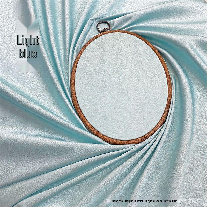 Herringbone Solid Color Twill Jacquard Fabric for Hanfu and Cheongsam Skirts