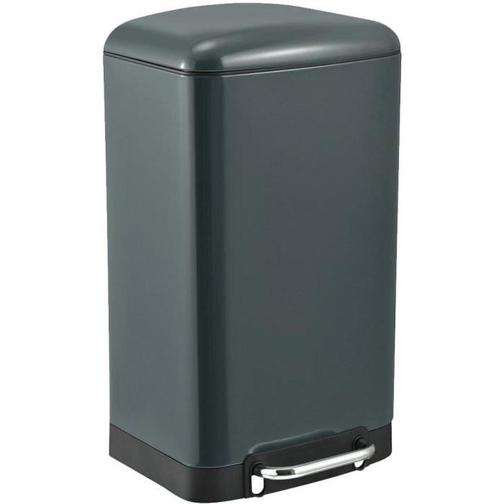 Poubelle De cuisine a Pédale - GREENWICH - 40 L - Gris Mat - Kitchen Move