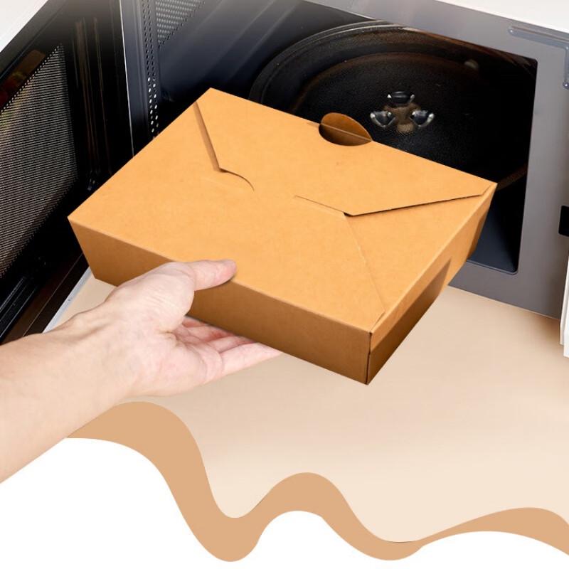 

Disposable Kraft Paper Takeaway Box 1480ml