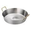 Endo Shoji Super Denji Frying Stainless for Induction Made In AAG3905 Pan, 42cm, Steel, Cooktops, Japan,