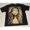 Tim Burton Corpse Bride Doppelseitiges Film-Promo-Emily-T-Shirt Größe XL Vtg-Stil