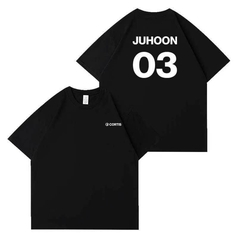 

Кортіс перший EP COLOR OUTSIDE THE LINES футболка Kpop мода T XXXL чорний
