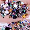 Handpicked Acrylic Mixed Irregular Flat-Bottom Drill Hair Clip DIY Cream Glue SFX Eyelash Sticker Accessories