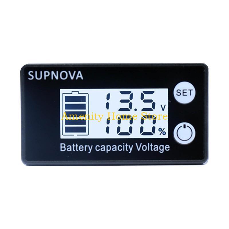 F26C Battery Meter Monitor DC7-68V Digital Battery Capacity Tester Battery