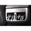 For Mazda 3 Axela 2019-2024 Silver Steel Rear AC Air Outlet Vent Cover Trim 1PCS