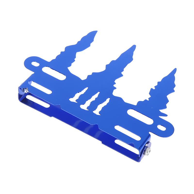 Motorcycle License Plate Holder Motocross Motorcycle Modification Part Electric Vehicle License Plate Holder Frame Movable Plate