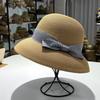 Small fresh travel summer straw hat children seaside beach shopping lampshade sun hat sunscreen basin hat bucket hat