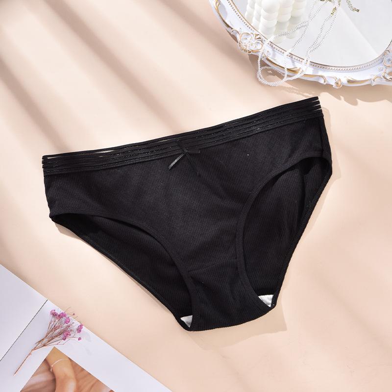 CFSC Women's Large Size Underwear Solid Color Print Underwear