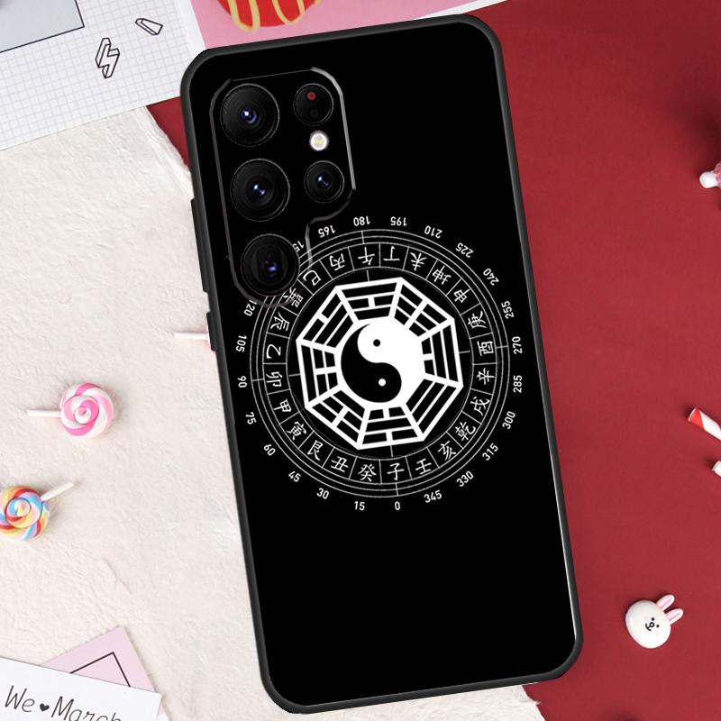 Eight Diagrams Taiji Yin Yang Case For Samsung Galaxy S25 FE S23 FE S20 S21 S22 S24 S25 S26 Ultra S10 S25 Plus Cover Shell
