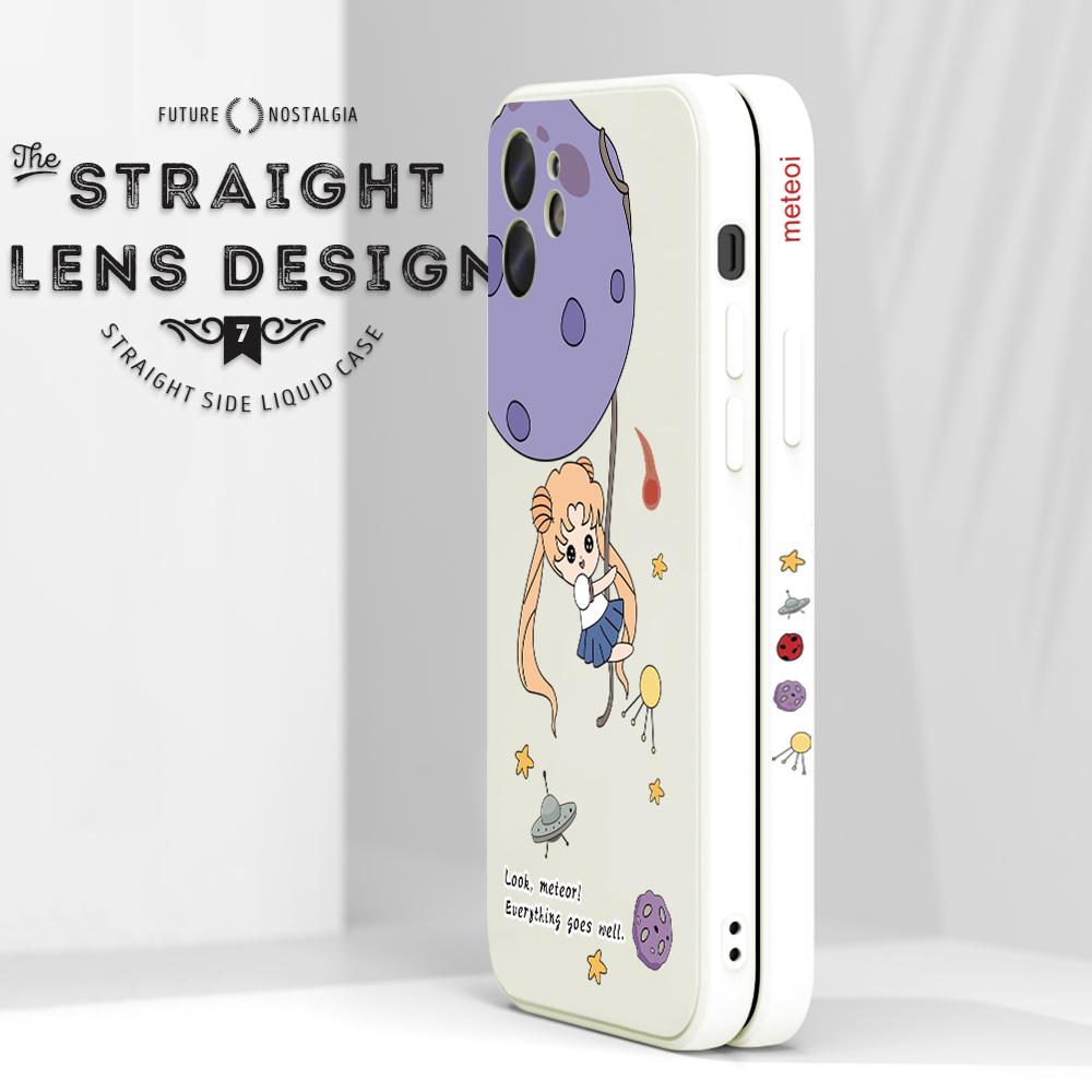 Lovely Cartoon Girl Phone Case for Redmi Xiaomi POCO Note 10 Pro 9 9A 9T 10C 8 7 11 Lite 5G X3 M3 Square Edge Creative Camera Soft TPU Cover