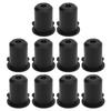 10PCS Satellite Cable Wall Grommet 25.4mm Silicon Ethernet Cable Bushing Wall Penetration Grommet for 1 Inch Hole Black