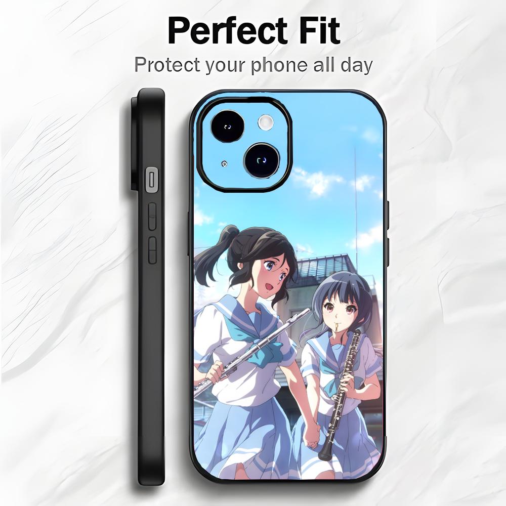 

Warm Musical Japanese Anime S-Sound Euphonium Phone Case Phone Case Soft Packaging Lightweight For iPhone17 16 15 14 13ProMax iphone12promax